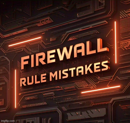 Firewall rule mistakes